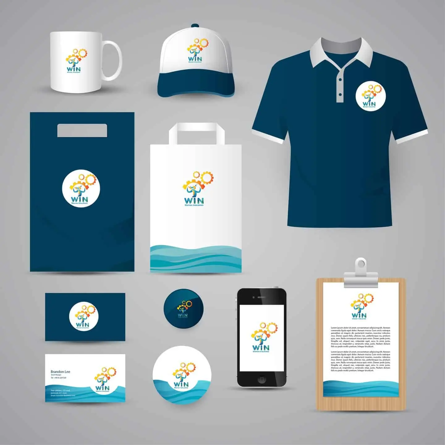 Visual identity and brand identity
